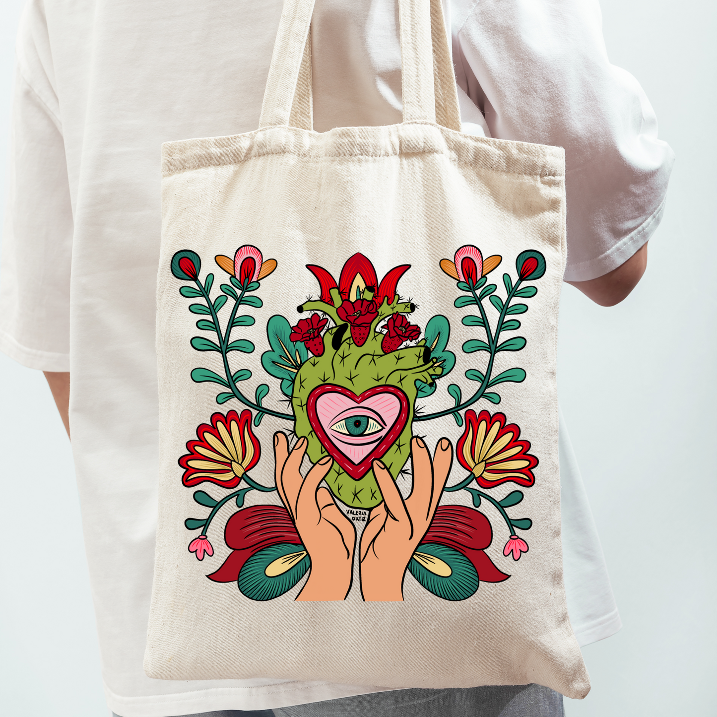 Corazón de Cactus (Tote Bag)