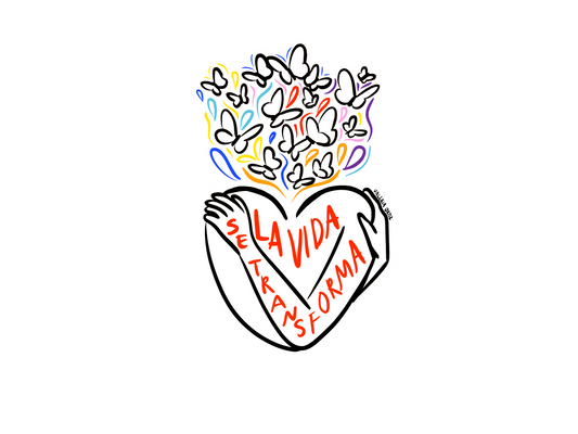 La Vida Se Transforma (Sticker)