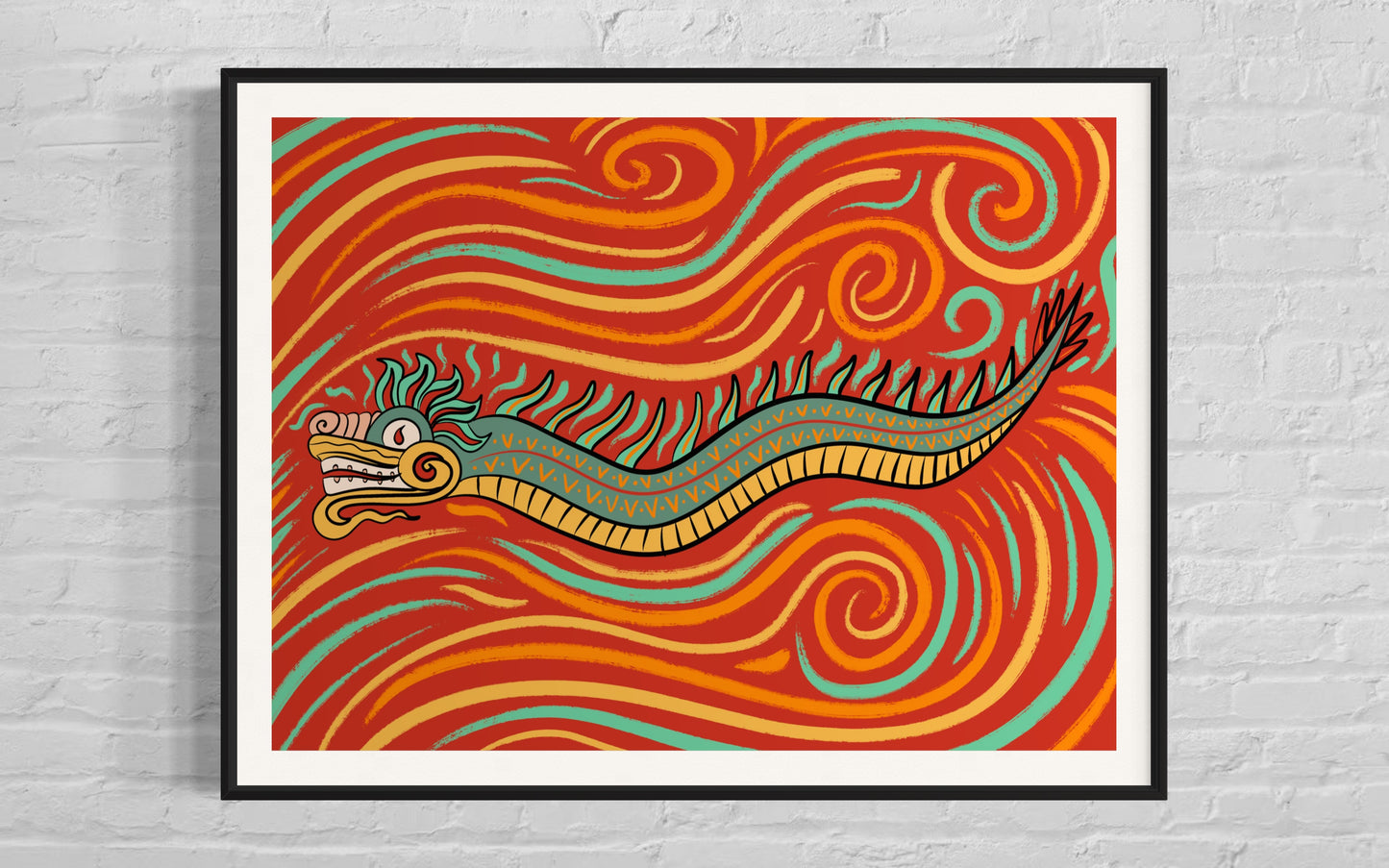 Serpiente Emplumada (Art Print)