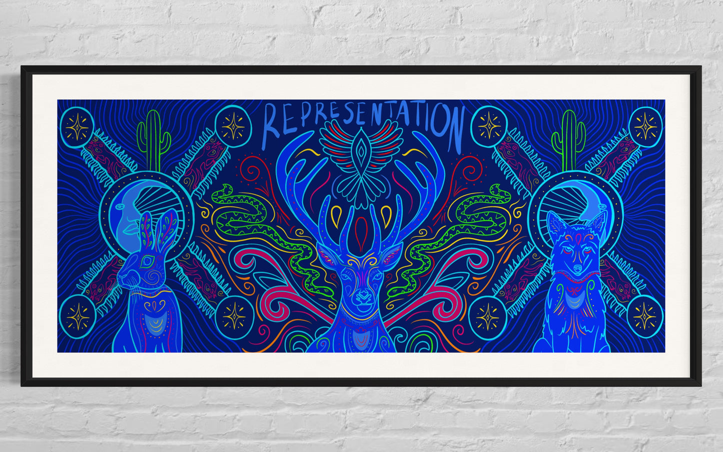 Neon Desert (Art Print)