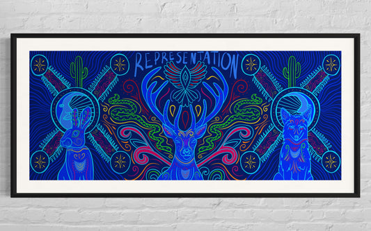 Neon Desert (Art Print)