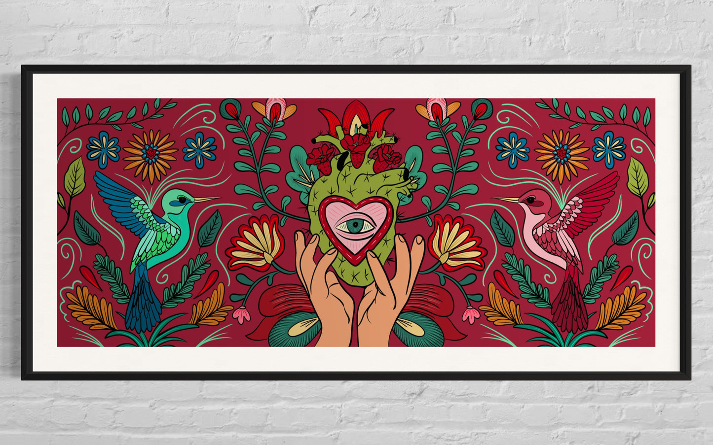 Corazón de Cactus (Art Print)