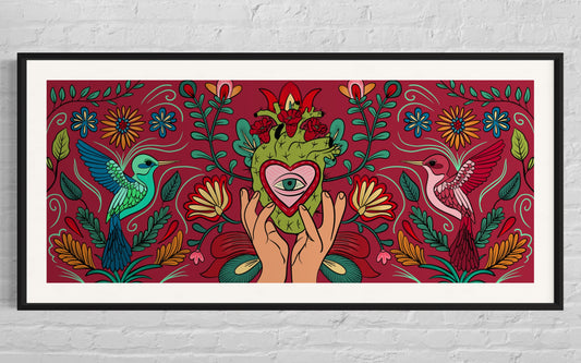 Corazón de Cactus (Art Print)