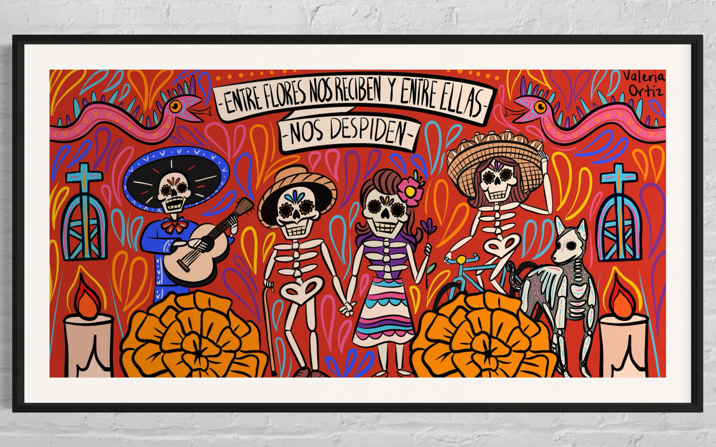 Entre las Flores (Art Print)